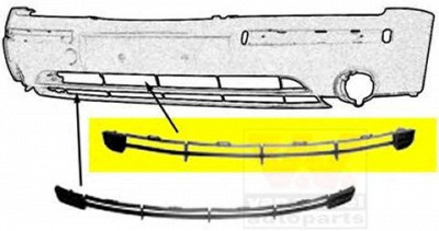 VAN WEZEL 1828590 -  Решетка вентилятора, буфер